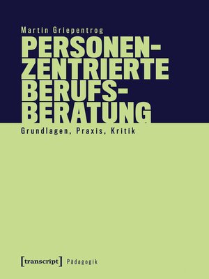 cover image of Personenzentrierte Berufsberatung